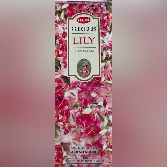 Hem Precious Lily Incense Sticks Handmade Natural Fragrance AGARBATTI 6x20 Pack - Picture 1 of 11